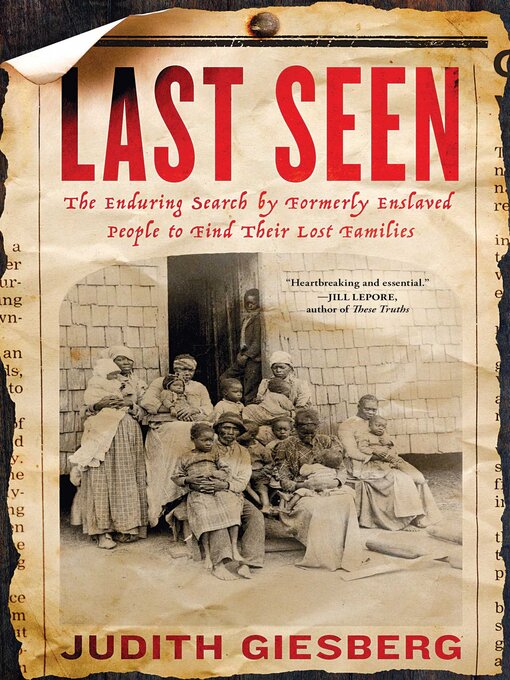 Title details for Last Seen by Judith Giesberg - Available